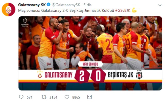 Beşiktaş JK on X: Maç sonucu. #GSvBJK