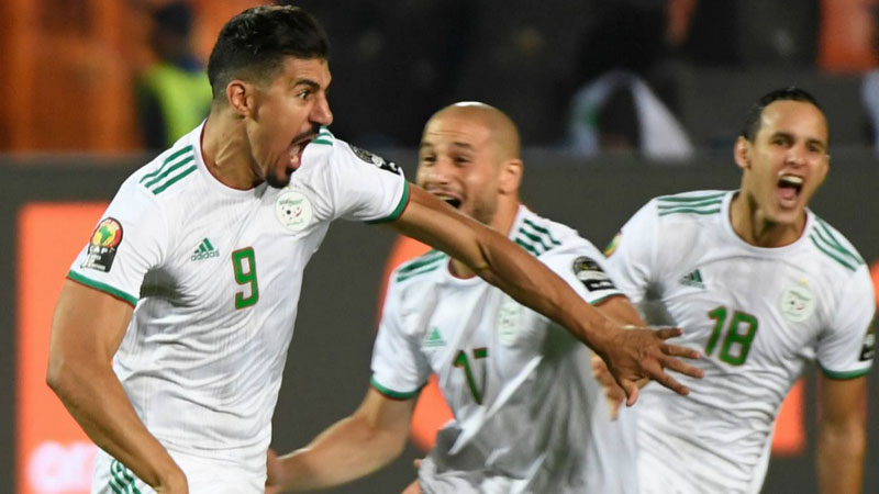 Afrika Uluslar Kupası nda zafer Cezayir in