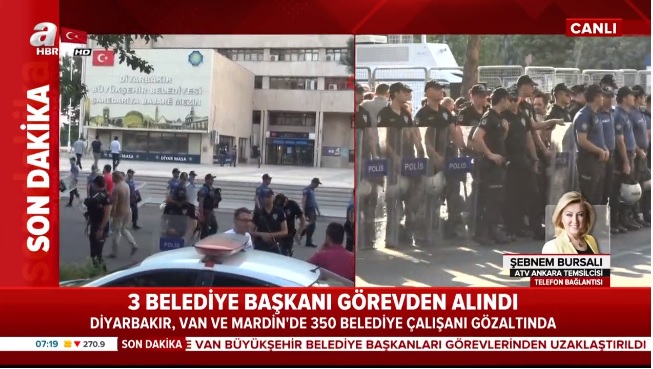 İçişleri Bakanlığı: Diyarbakır, Mardin ve Van Belediye Başkanları görevden alındı