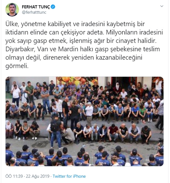 Sanatçılardan HDP'li belediyelere kayyım atanmasına tepki: Kimdi "Sandık demokrasidir" diyen?