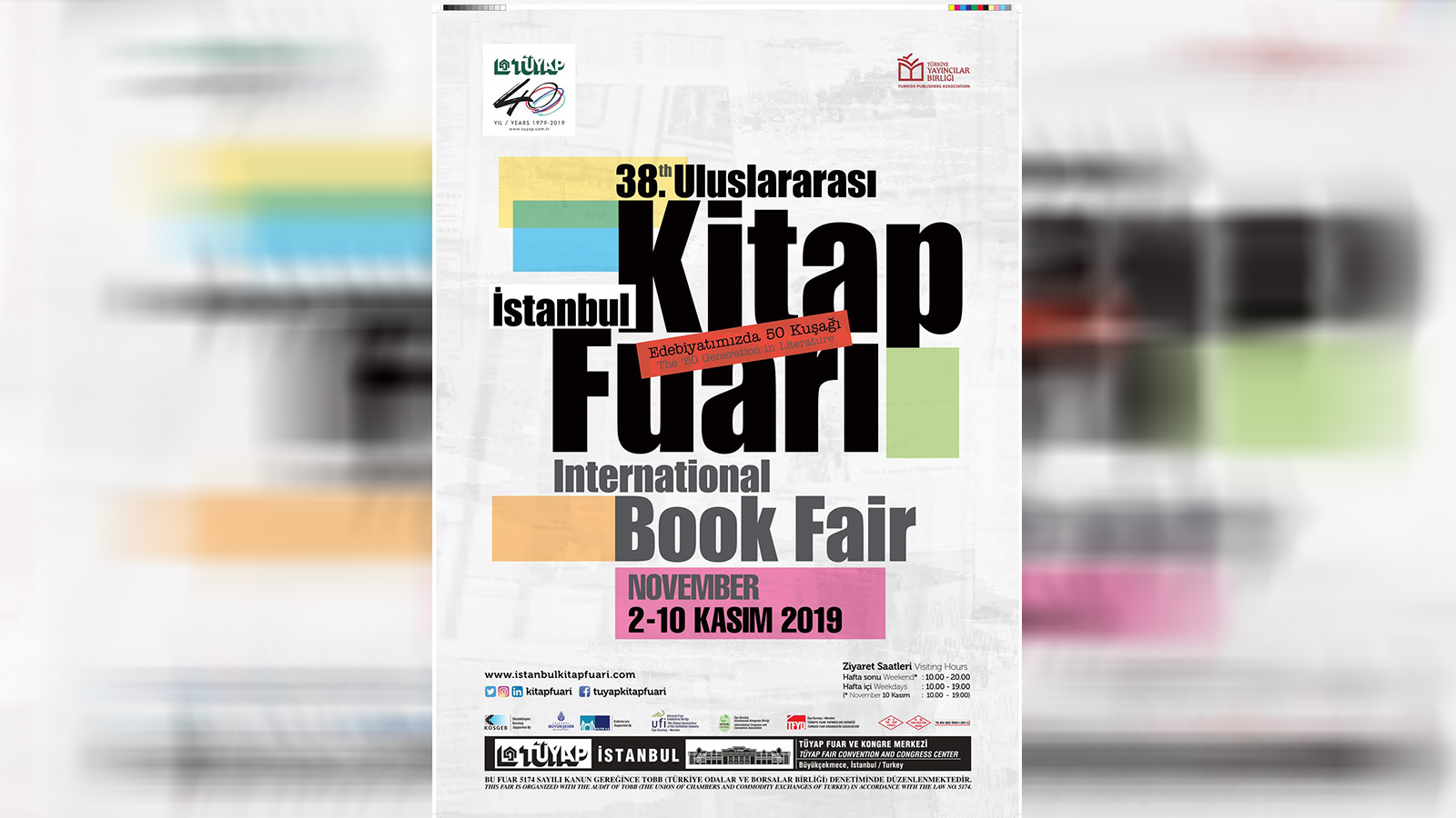 Uluslararası İstanbul Kitap Fuarı etkinlik programı açıklandı