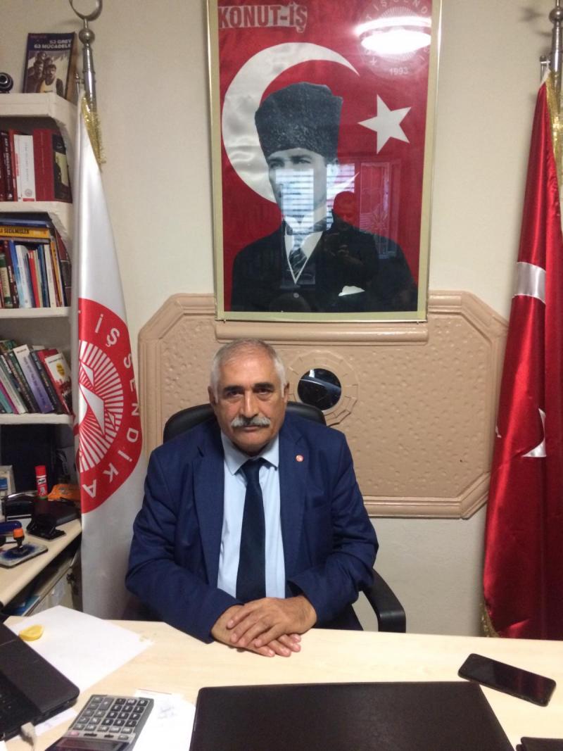 Konut İş Sendikası Başkanı Alican Kayhan
