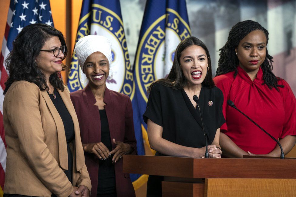 
                    The US House of Representatives voted to condemn President Donald Trump after, in a series of tweets in July, he said congresswomen Rashida Tlaib, Ilhan Omar, Alexandria Ocasio-Cortez and Ayanna Pressley "originally came from countries whose governments are a complete and total catastrophe" and should "go back".
                