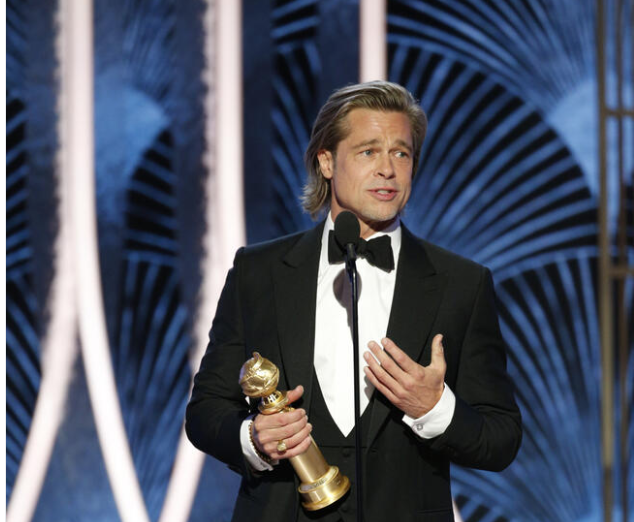 En iyi yardımcı erkek oyuncu (Müzikal veya drama): Brad Pitt, Once Upon A Time In Hollywood