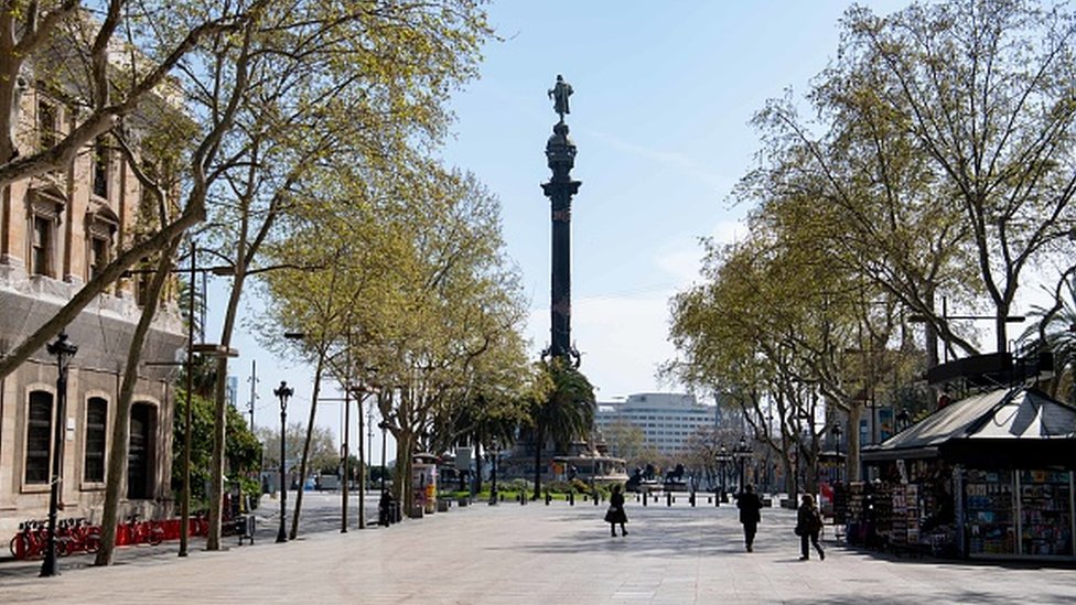 Las Ramblas, Barcelona, İspanya