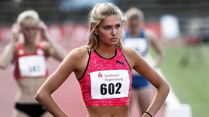 Dünyanın en çekici atleti' Alica Schmidt pistlere döndü