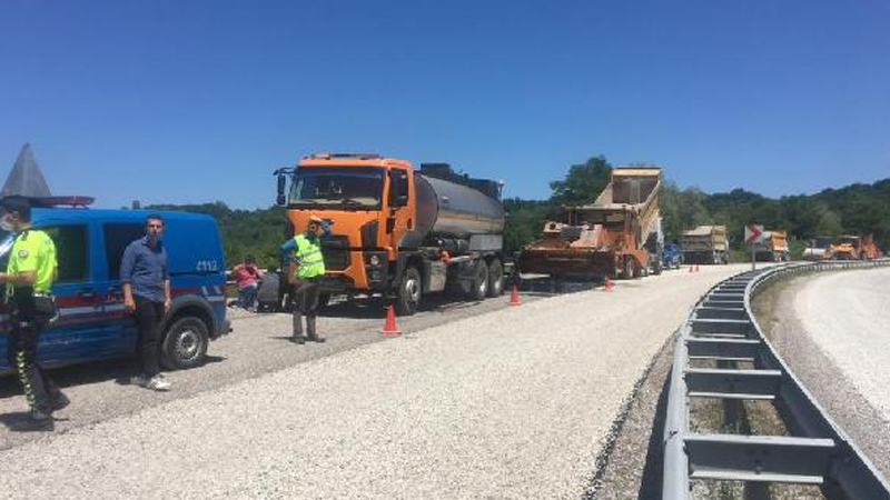 Bartın'da tankerin altında kalan işçinin bacakları kesildi
