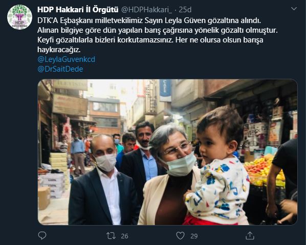 Eski HDP Hakkari Milletvekili Leyla Güven gözaltına alındı - Resim : 1