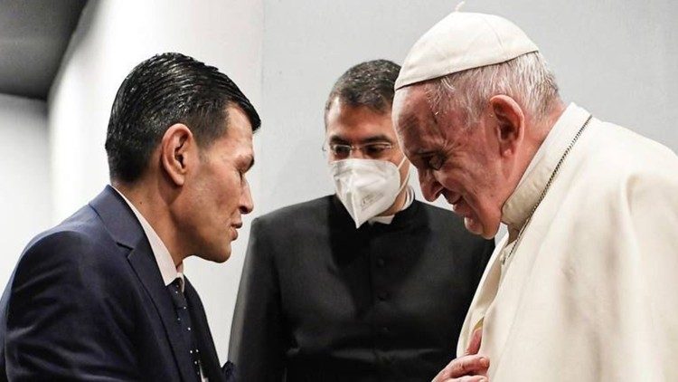 Papa, Erbil'de Aylan Kurdi'nin babasıyla bir araya geldi