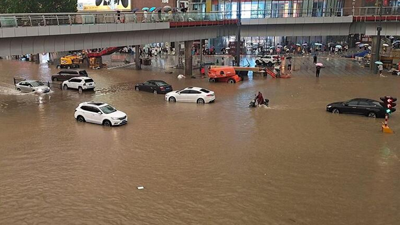 Çin'de sel felaketinde hayatını kaybedenlerin sayısı 33 oldu