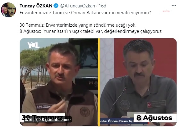 CHP'li Özkan: Envanterimizde Tarım ve Orman Bakanı var mı merak ediyorum?