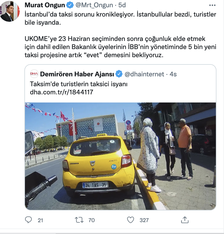 İBB Sözcüsü: İstanbul’da taksi sorunu kronikleşiyor, İstanbullular bezdi, turistler bile isyanda