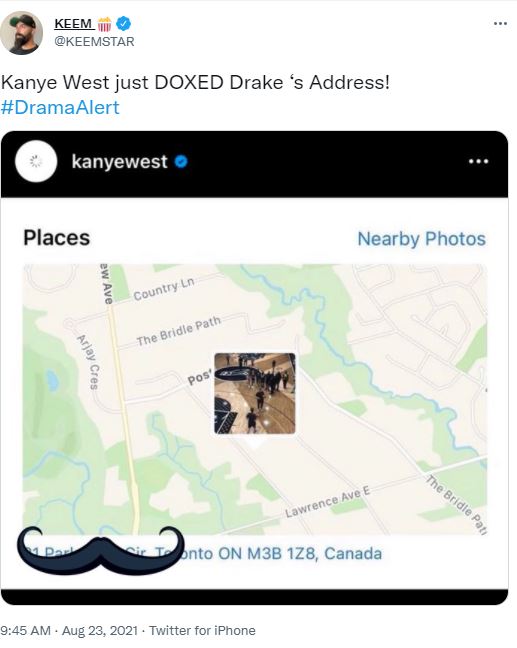 Kanye West, Pusha-T müziğinde kendisini gaye alan Drake'in açık adresini paylaştı