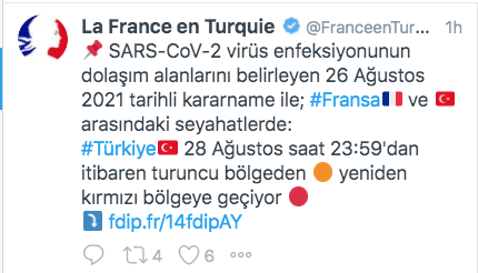 Fransa seyahat listesini güncelledi: Türkiye tekrar kırmızı listede