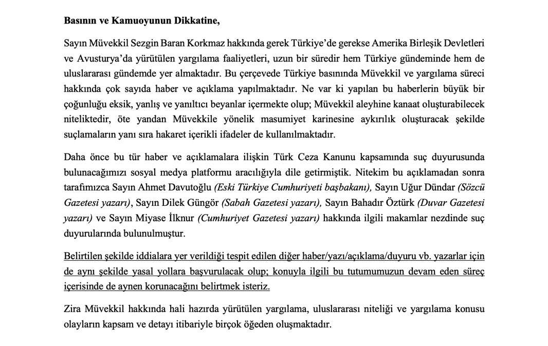 Türkiye'nin Sezgin Baran Korkmaz hakkındaki iade talebi kabul edildi!
