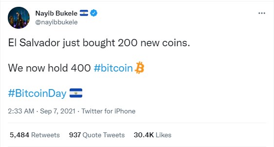 El Salvador - Bitcoin