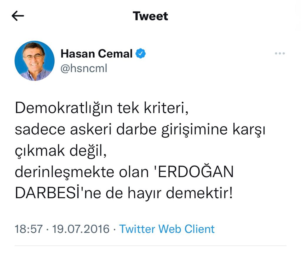 Hasan Cemal'e 'Cumhurbaşkanı'na hakaret' soruşturması