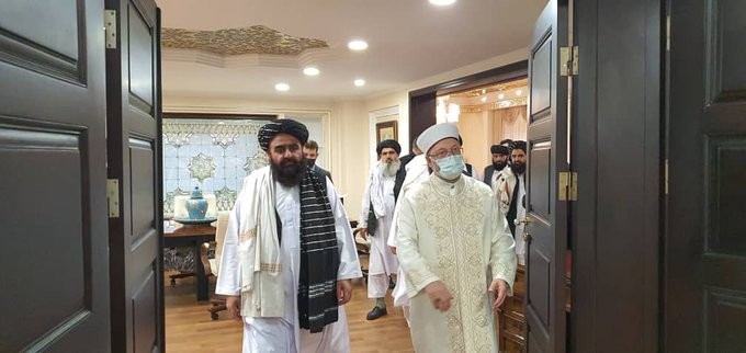 Diyanet İşleri Lideri Erbaş, Taliban heyetini ağırladı