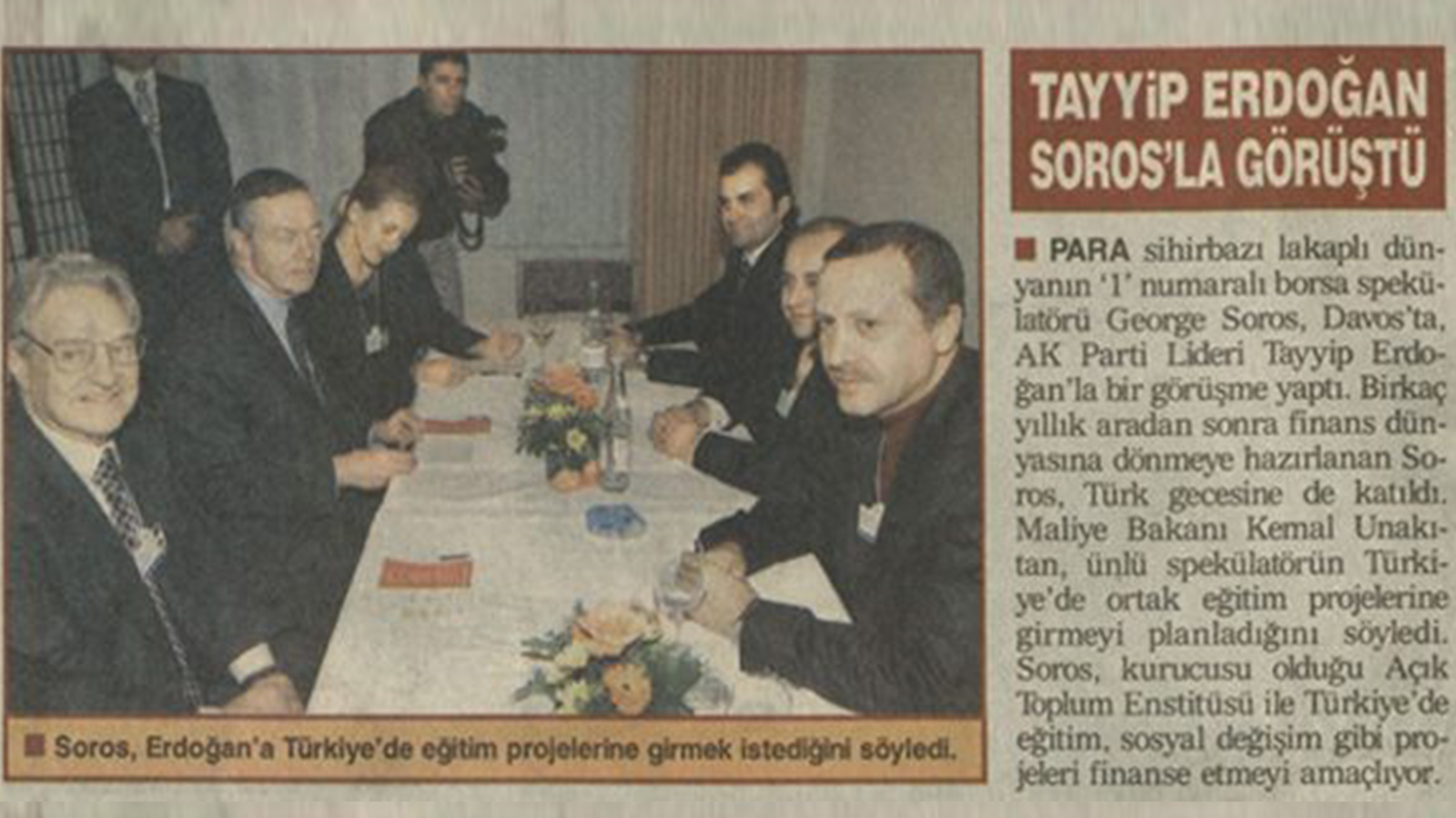 Ahmet Takan: Erdoğan, Soros&#39;la masaya oturmadan otel odasında gizlice buluştu
