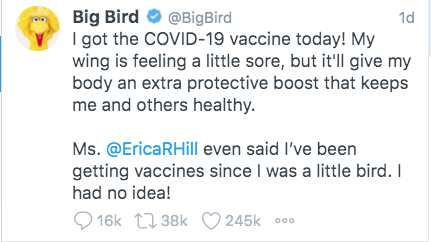 ABD'de çocuklar için Covid aşısı kampanyasında kullanılan Susam Sokağı karakterine Cumhuriyetçilerden reaksiyon