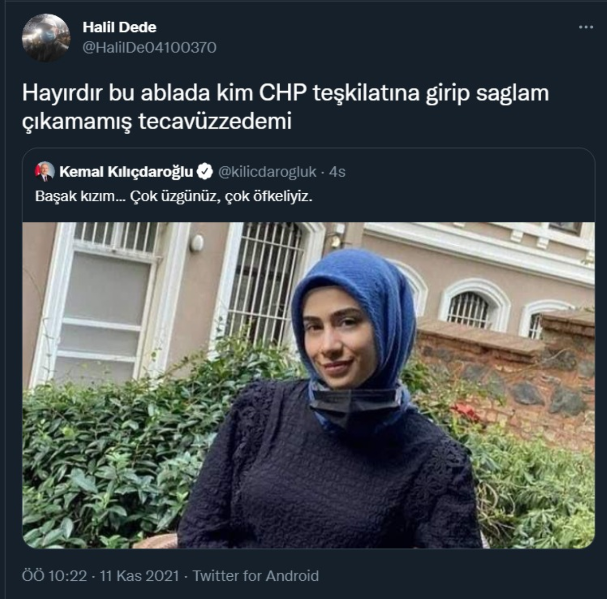 Kılıçdaroğlu talimat verdi; Başak Cengiz paylaşımına yapılan yorum hakkında kabahat duyurusu