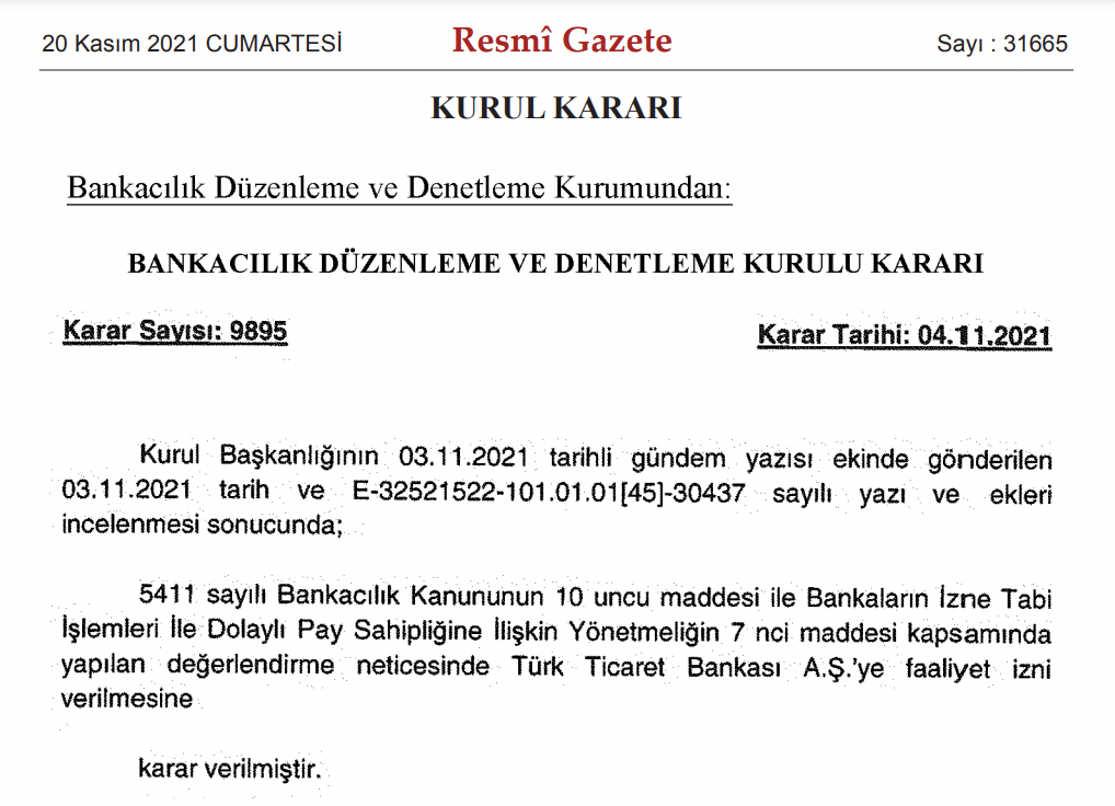 Çakıcı'nın da isminin karıştığı hükümet düşüren skandalın akabinde kapatılmıştı; Türkbank 20 yıl sonra tekrar açılıyor!