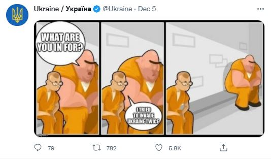 Rusya'nın işgal edeceği öne sürülen Ukrayna, resmi hesabından mizahi paylaşımlara başladı: 4 tip baş ağrısı