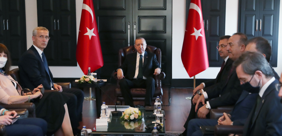 Cumhurbaşkanı Erdoğan, NATO Genel Sekreteri Stoltenberg ile bir ortaya geldi