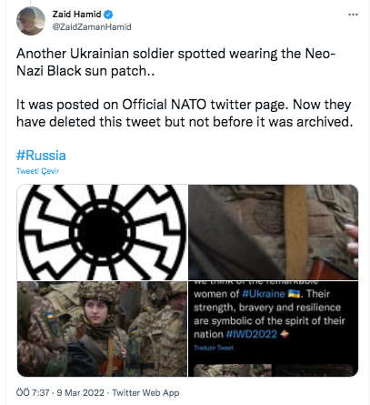 'Kara Güneş': Nazilerle bağlantılı sembol neden Ukrayna'da birtakım askerlerin üzerinde?
