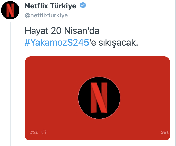  Yalnızca ses kaydından oluşan bir tanıtım da paylaşan platform, dizinin yayın tarihini de 20 Haziran olarak açıkladı.