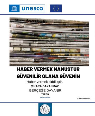 Haberde kaliteyi gösteren ve haber verenin kalitesinin, medya etiğine verilen değerle örtüştüğü vurgulanan eğitici ve uyarıcı mesajlarda, sosyal medya ve internet ortamında dezenformasyon ve etik dışı içeriğin kamuoyuna ulaşmasının toplumu kutuplaştırdığı üzerinde duruldu. 