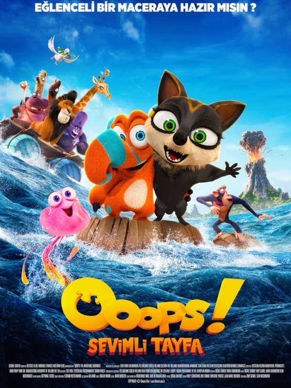 Ooops! Sevimli Tayfa Ooops! (The Adventure Continues): Film, büyük bir selden kurtulmak için bir gemide yaşamaya başlayan hayvanların arasında maceraperest Finny ve Leah'ın gemiden düşüp kendilerini bir adada bulmalarıyla gelişenleri konu ediniyor.