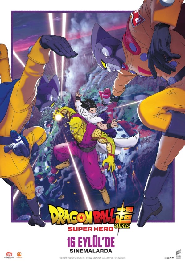 SİNEMADA BU HAFTA; 8 YENİ FİLM, VİZYONA GİRECEK | Dragon Ball Super: Super Hero: Red Ribbon Army tarafından yaratılan iki yeni androide karşı savaşan Piccolo ve Son Gohan'ın hikayesini konu ediyor. Son Goku, yıllar önce Red Ribbon Ordusu’nu yok eder. Ancak isimsiz mülteciler, ordunun asil ruhunu devam ettireye çalışır ve bu amaçla son Androidleri Gamma 1 ve Gamma 2'yi yaratır.