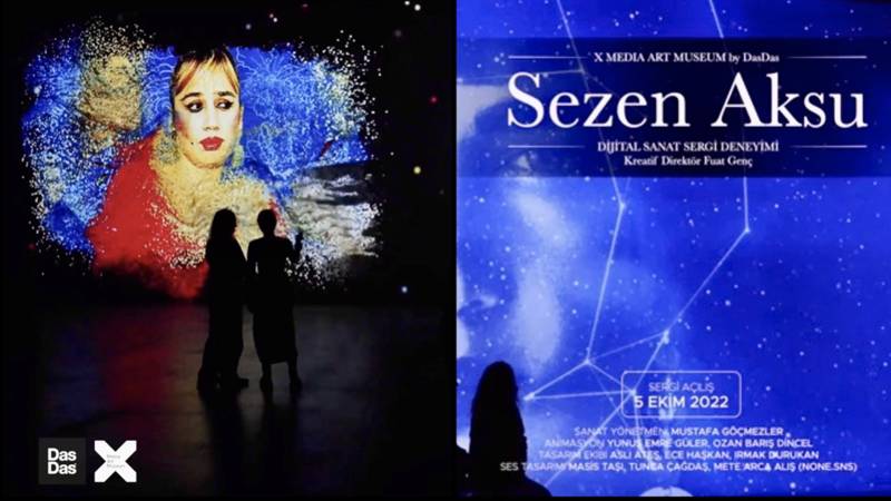 Sezen Aksu Dijital Sanat Sergisi, X Media Art Museum by DasDas'ta