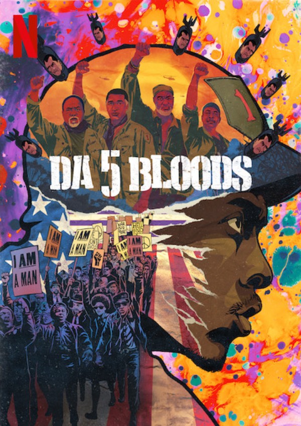 2. Da 5 Bloods – 5 Kan Kardeş (2020) – IMDB: 6.5: Vietnam Savaşı’nda ABD ordusunda savaşmış dört Afrikalı Amerikalı olan Paul (Delroy Lindo), Otis (Clarke Peters), Eddie (Norm Lewis) ve Melvin (Isiah Whitlock, Jr.) hep birlikte Vietnam’a dönerler. Ölen takım liderlerinin (Chadwick Boseman) kalıntılarını ve onun sakladığı bir hazineyi arayan 4 eski asker, Vietnam Savaşı’nın kalıcı yıkımlarıyla tekrar karşı karşıya kalırlar. Bir yandan ABD’nin ırkçılıktan beslenen yapısal kodlarını eleştiren film, bir diğer yandan “klasik” Vietnam Savaşı eserlerini de tiye alıyor.