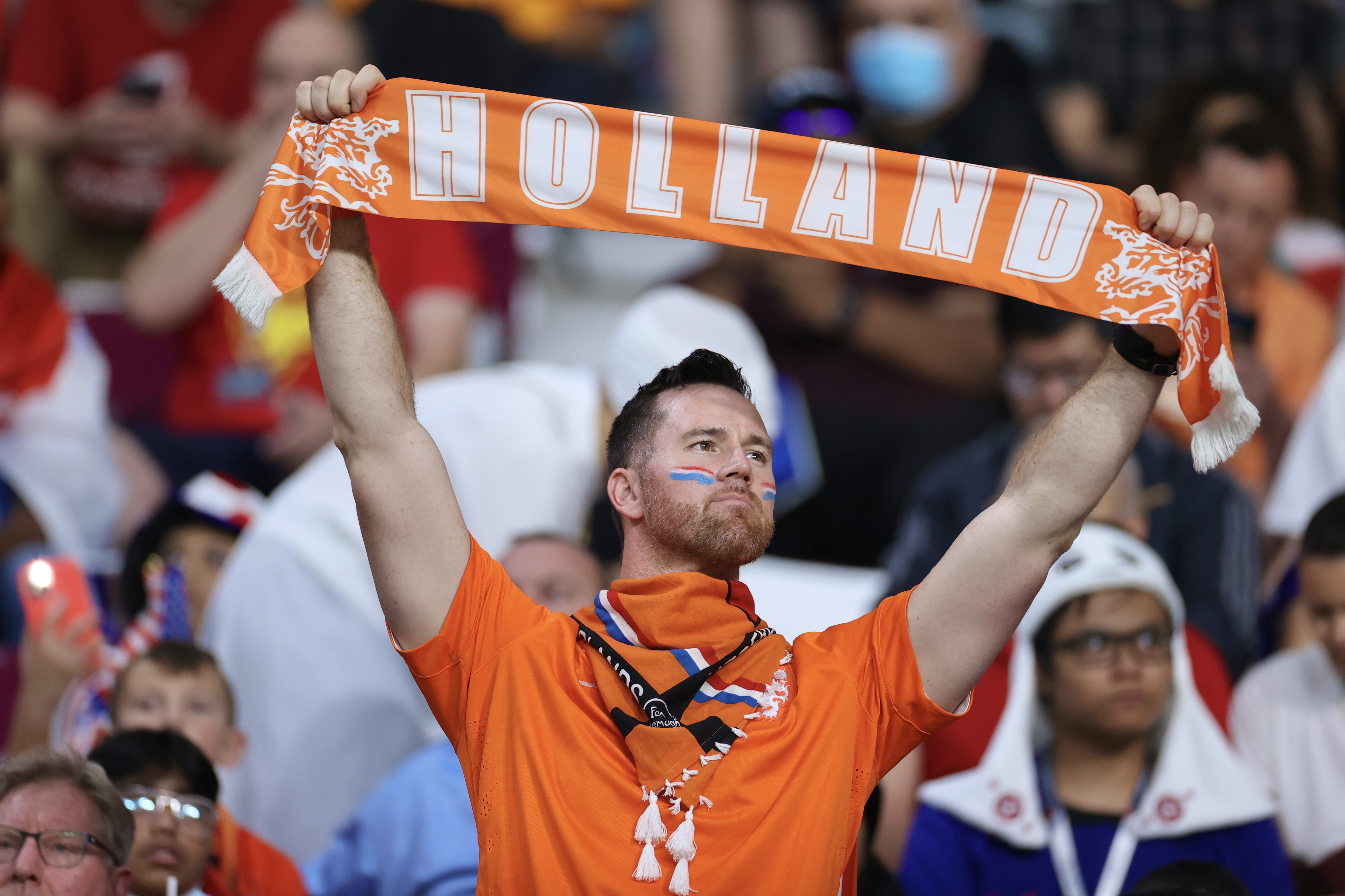 Hollanda-ABD maçından kareler