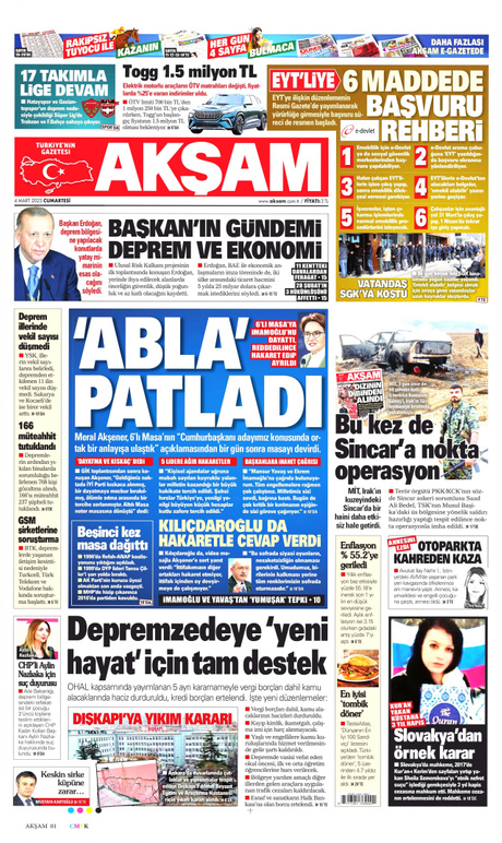 Gazeteler, Akşener'in ağır suçlamalar yönelttiği Altılı Masa'dan kalkmasını nasıl gördü?