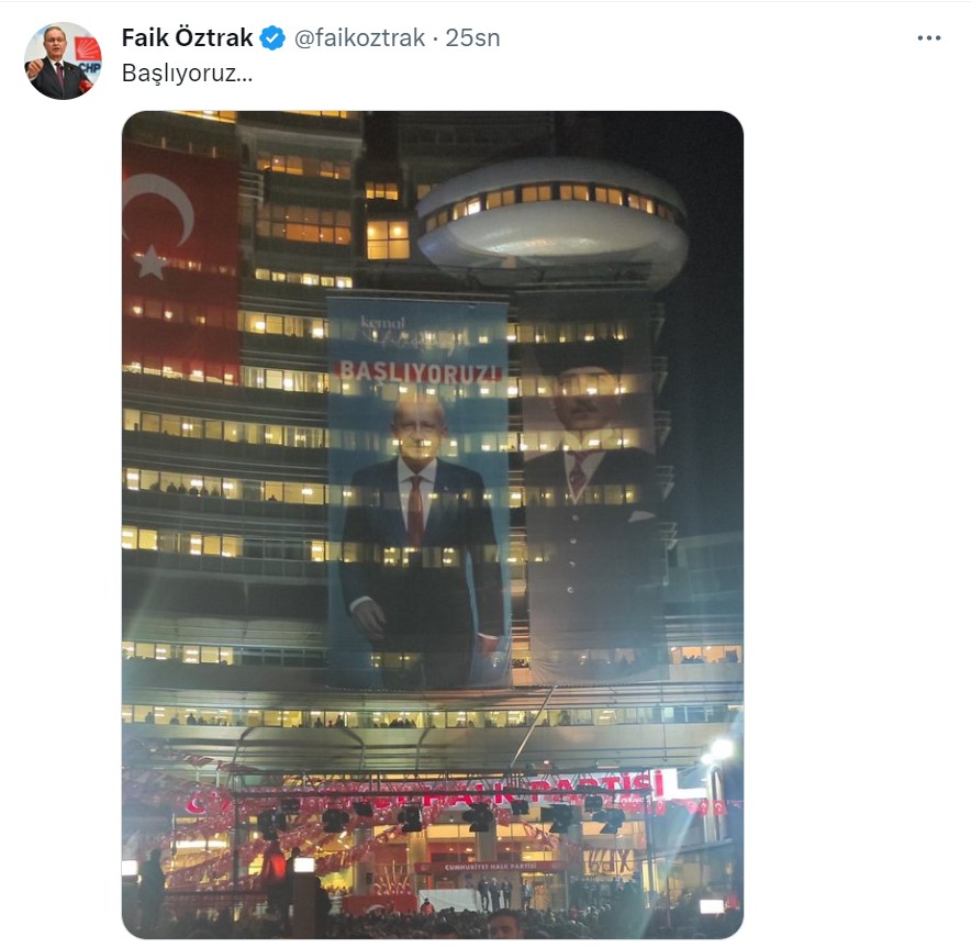 SİYASİLERDEN KILIÇDAROĞLU'NA TEBRİK MESAJLARI