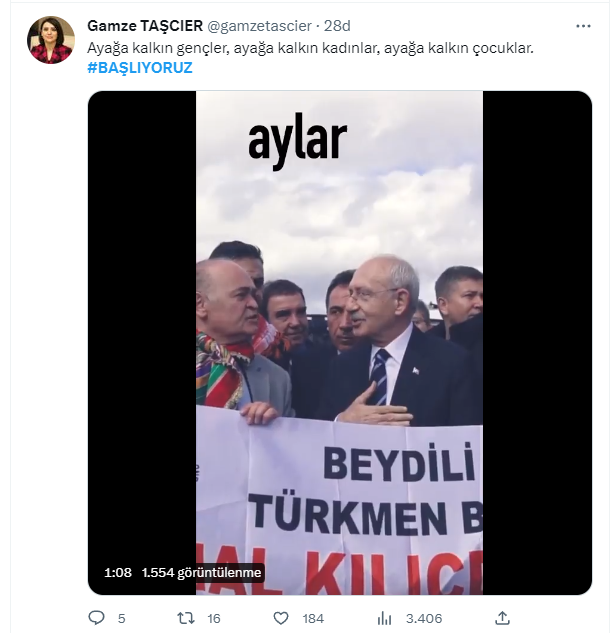 Sosyal medyada Kılıçdaroğlu paylaşımları: "Ayağa kalkın gençler, ayağa kalkın kadınlar, ayağa kalkın çocuklar; başlıyoruz"