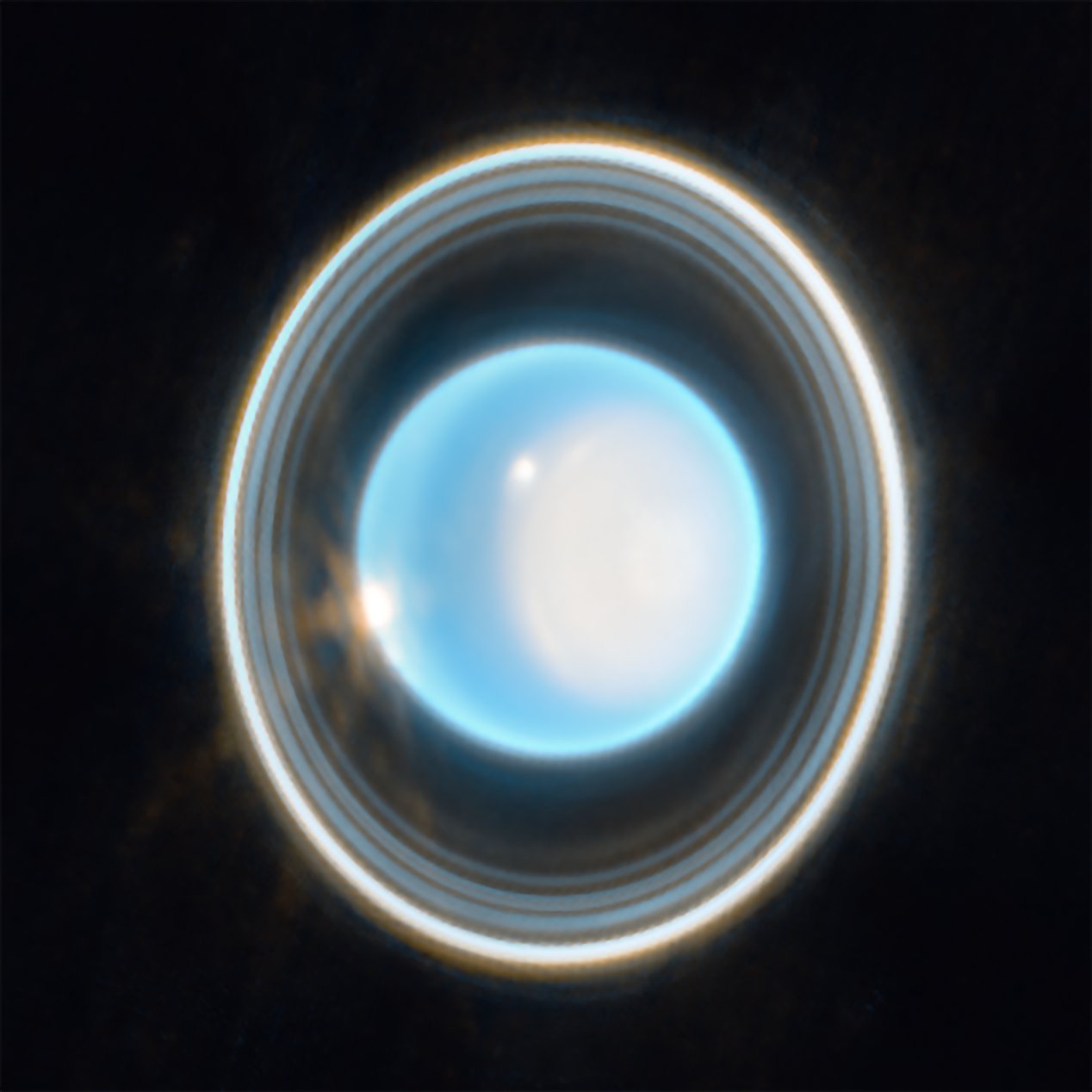 James Webb, Uranüs'ün şimdiye kadarki en net fotoğrafını çekti - Resim : 1
