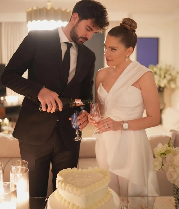 Eda Ece ve Buğrahan Tuncer nişanlandı