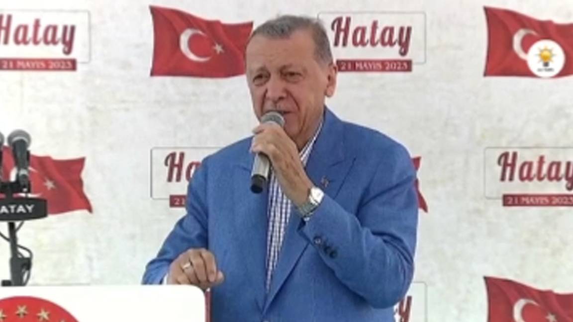 Erdoğan:  Tayyip Erdoğan’a verilen oy oranı yüzde 8,5, Bay Bay Kemal’e verilen oy oranı ise 90,5; 8,5 nere, 90,5 nere?