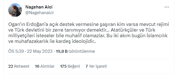 Sinan Oğan'ın Erdoğan'a desteğine tepki yağdı: "Bundan böyle ağzıyla kuş tutsa güvenilir siyasetçi olabilmesi imkansız"