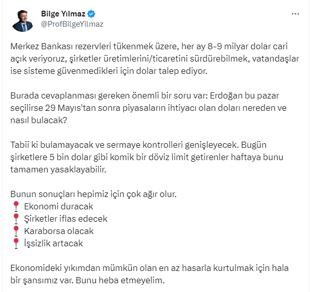 İYİ Parti yöneticisi: "Erdoğan kazanırsa sermaye kontrolleri genişleyecek" - Resim : 2