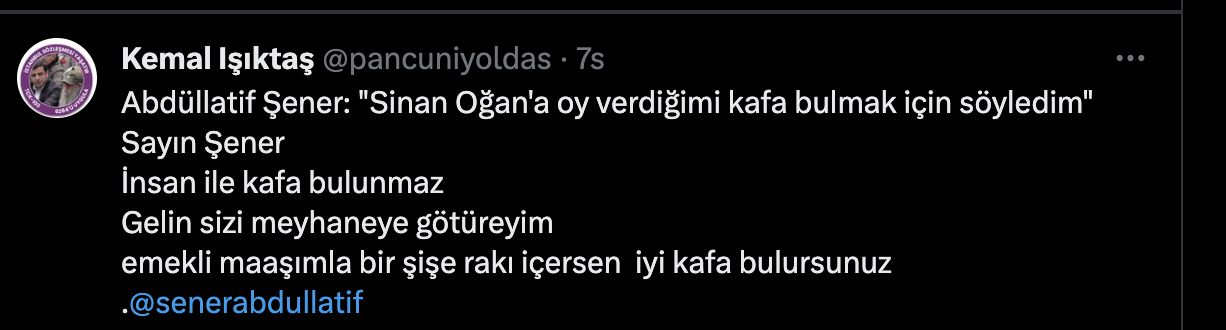Abdüllatif Şener'in 