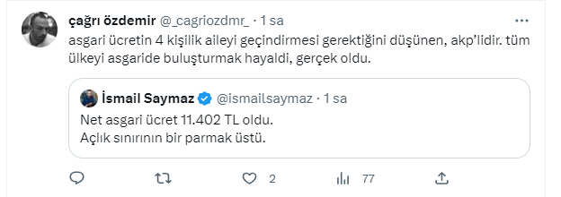 Yeni asgari ücret sosyal medyada gündem oldu: Asgari ücret 11 bin 402 TL, kira 8 bin TL, faturalar tamamı 3 bin 500 TL; para bitti