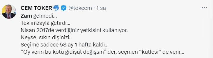 Zam yağmuruna sosyal medyadan tepki yağdı