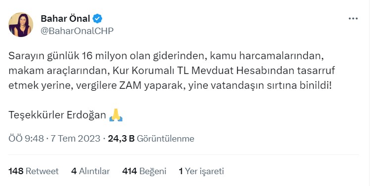 Zam yağmuruna sosyal medyadan tepki yağdı