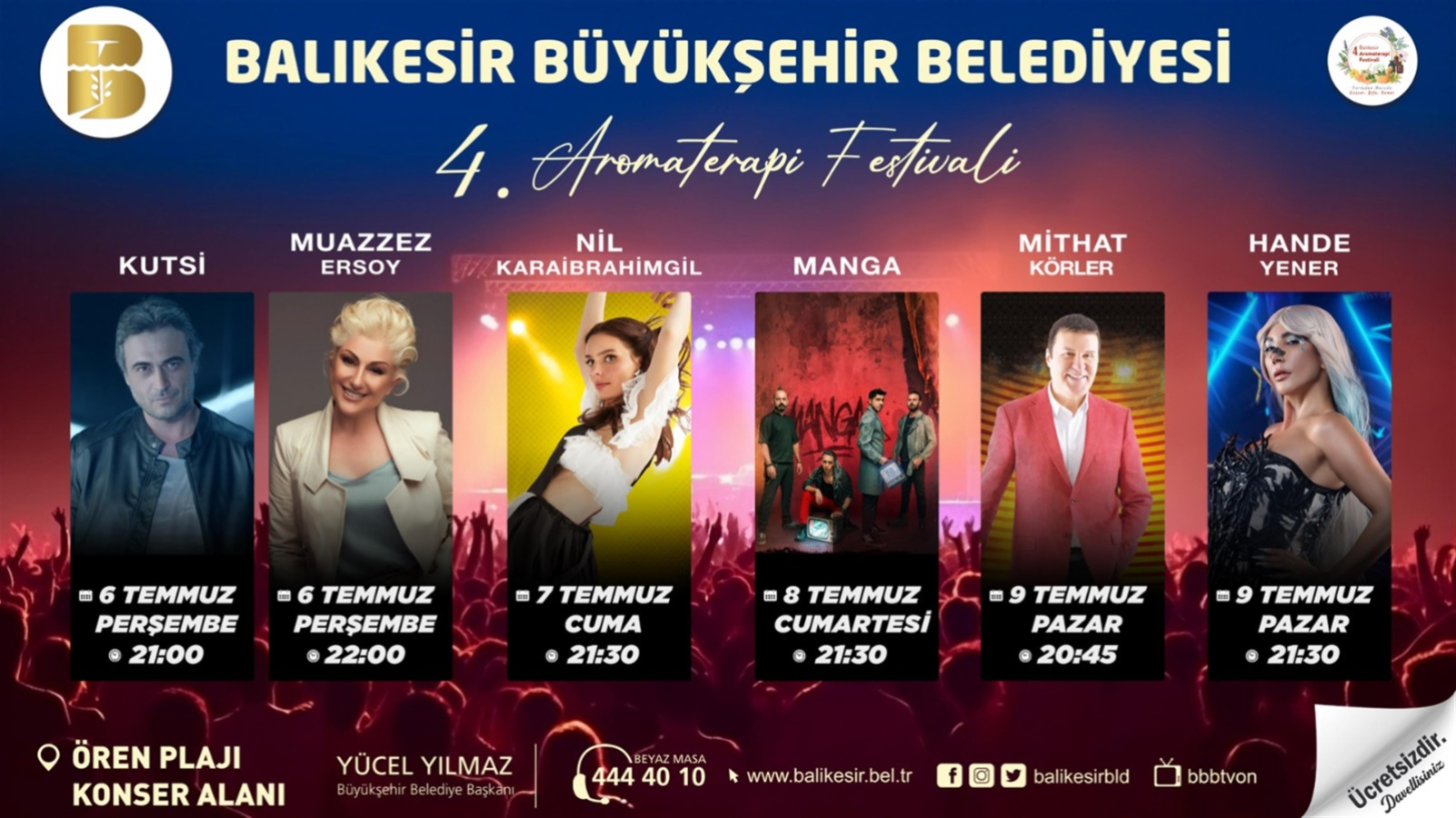 AKP'li Balıkesir Büyükşehir Belediyesi, Hande Yener'in konserini iptal etti