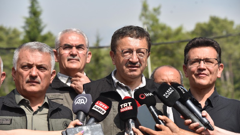 Tarım ve Orman Bakan Yardımcısı Tiryaki: Arazi koşullarının derin vadiler, sarp kayalıklardan oluşması nedeniyle bugüne kadar karadan müdahale edilememiştir